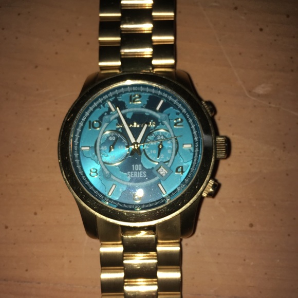 michael kors watch hunger stop oversized 100 series watch